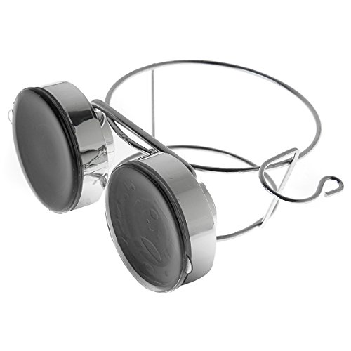 SOONHUA Vacuum Haartrocknerhalter Wandhalterung Haartrockner Einhängegestell Veranstalter, Saugnapf Sucke Aluminium Stahl Fönhalter - 4