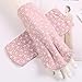 Produktbild UPF50 + Exposed Half Finger Short Sleeve ohne Fingerling Damen-Armband Concealer Sonnenschutzhandschuhe (Color : Pink, Size : One size-Five pairs)