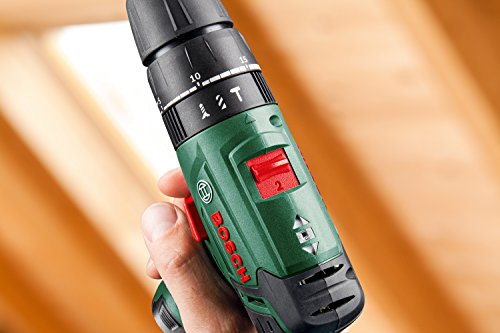 Bosch DIY Akku-Schlagbohrschrauber EasyImpact 12, 2 Akkus, Ladegerät, Doppelschrauberbit, Koffer (12 V, 2,5 Ah, Bohr-Ø: Holz: 20 mm, Stahl: 8 mm, Mauerwerk: 6 mm) - 5