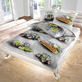 Claas Claas Renforcé Bettwäsche Landmaschinen 135x200 cm + 80x80 cm