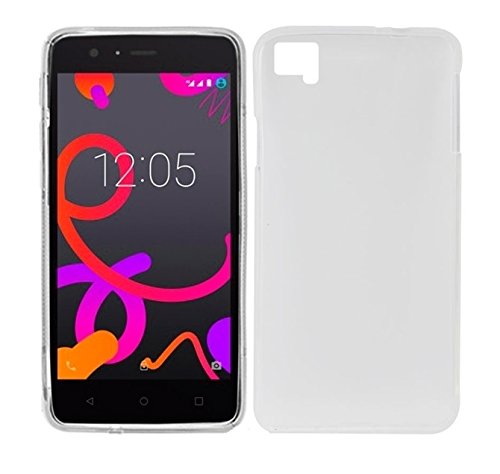 Funda Carcasa Gel Transparente para BQ M5 Ultra Fina 0 33mm  Silicona TPU de Alta Resistencia y Flexibilidad  Electr  nica Rey  