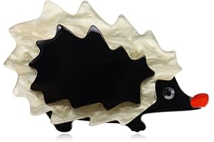 CHICHENGNIAN Carino Riccio Spilla Moda Fatti A Mano Acrilico Spille Per Le Donne Animali Spille di Sicurezza Gioielli Divertente Inverno Design di Alta Qualità Perni Gioielli Accessori