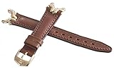 Tag HEUER SEL Uhrenarmband, braunes Lederband, 18 mm