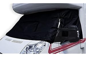 OLPRO OUTDOOR LEISURE PRODUCTS OLPRO External Thermal Motorhome Windscreen Cover – Insulated Screen Blinds for Fiat Ducato, Peugeot Boxer, Mercedes Sprinter & VW Crafter – Summer & Winter Van Window Cover