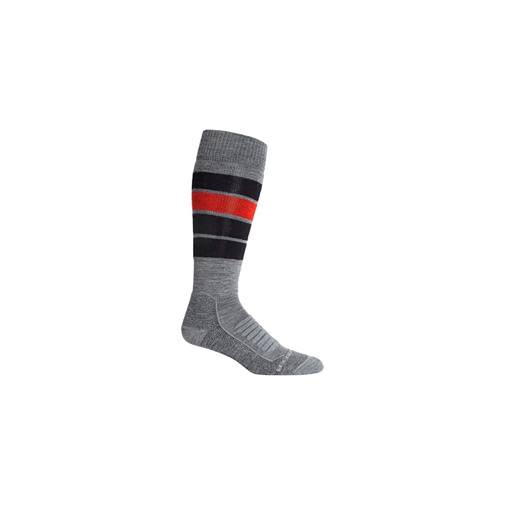 Icebreaker Ski+ Medium OTC Heritage Stripe Socks Men Medium