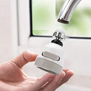 Gokich 360 Rotate Faucet Nozzle Filter Adapter Tap Swivel Shower Head Device for Kitchen Bath (1 PCs)