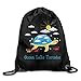 Produktbild ewtretr Turnbeutel, Drawstring Backpack Art Design Print Rucksack Shoulder Bags Gym Bag Cool Nerver Forget 911 Memory September 11th 17"x12"