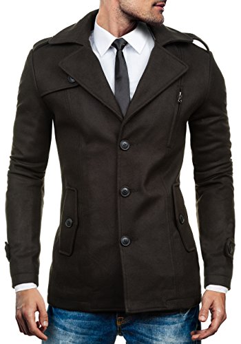 BOLF Herrenmantel bergangsjacke J.STYLE 3127 Schwarz M [4D4]