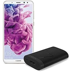 Huawei Mate 10 Lite - Pack de smartphone de 5.9" (4 GB de RAM, 64 GB de memoria, cámara de 16 MP, Android 8.0) Dorado y powerbank de 6700 mAh [Exclusivo Amazon]
