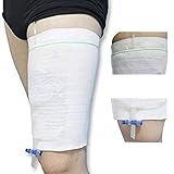 [1 Pack] Sockspark Urine Catheter Bag Holder Incontinence Collection Leg Bag Sleeve(Not Include Urine Bag)