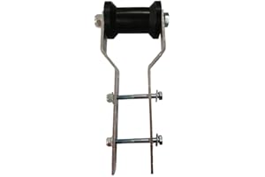 Harilla Ensemble de Rouleaux de Quille avec Rouleau, 38.1cm, Rouleau Remorque Bateau Position Réglable, Pratique Portable Robuste, Support de Bateau, Accessoire Accessoire Bateau de Remorque