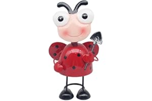 L & P HOME & GIFTS Lesser & Pavey Standing Ladybird Garden Ornaments | Lovely Gardening Gifts For Women & Men | Designed By Bright Eyes | Decorations For Any Garden