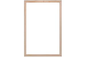Shukqueen 16 x 20 inch / 40x50 cm Wooden Frame for Painting by Numbers and Oil Painting, 4 Strips Canvas Stretcher Bars