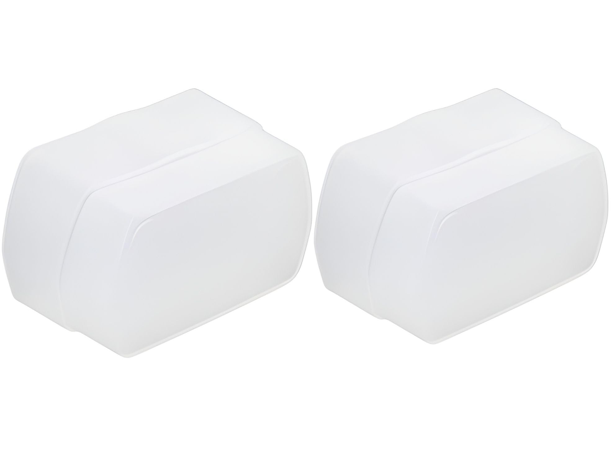 ZINROX® Omni Flash Bounce Diffuser Reflector Pack of 2 | Universal Flash Diffuser for Soft, Even Lighting | Compatible with Speedlite Flash Units