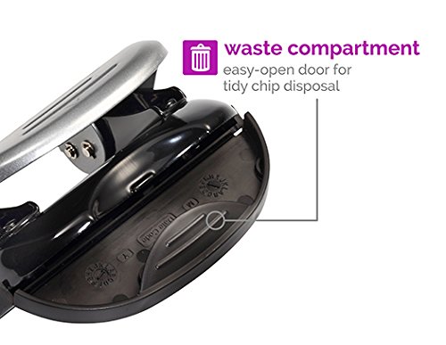 PaperPro 2315 - Perforadora de papel de 2 agujeros  color negro y plateado