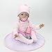 Produktbild Ourdream Simulation Reborn Baby Puppe Mit Kleidung Voll Silikon Mohair Mädchen Nette Bad Spielen Spielzeug Festival Geburtstag Geschenke 55Cm/21.7 Zoll