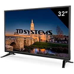 TD Systems K32DLM7H Téléviseur LED HD avec 3 x HDMI, VGA, Lecteur et enregistreur multimédia, 2 x USB 81 cm (32") Noir