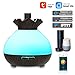 Produktbild Extaum Wireless LED Nachtlampe mit 400 ml Luftbefeuchter Ätherisches Öl Aromatherapie Nebel Diffusor Wifi Telefon App Sprachsteuerung Kompatibel mit Alexa & Google Home für Smart Home Office