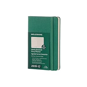 Agenda 18m Semainier 2016-17 Poche Vert Couv Rigide Agenda 18m Semainier 2016-17 Poche Vert Couv Rigide