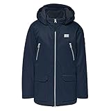 Die Jacke hat ein weiches Mikrofleece Futter. Weicher Kinnschutz und abnehmbare Kapuze. Handytasche innen. Windschutz unter dem Hauptreißverschluss.