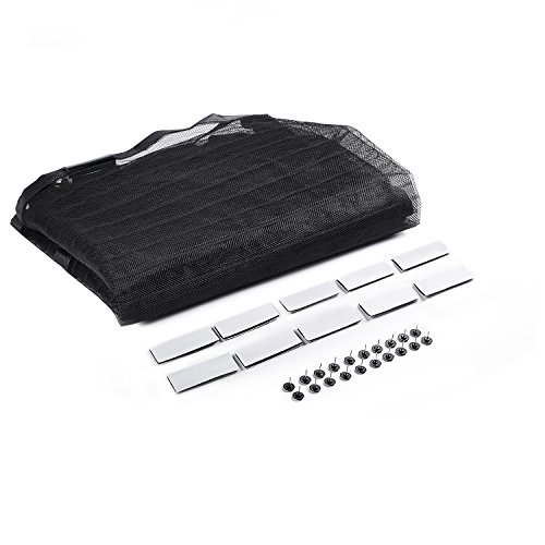 YKS Fliegengitter Vorhang 100x200cm dauerhafte belüfteten Freisprech-schneller stillen einfach installierbare mottenfest Terylene magnetische Balkon Tür Net - 7