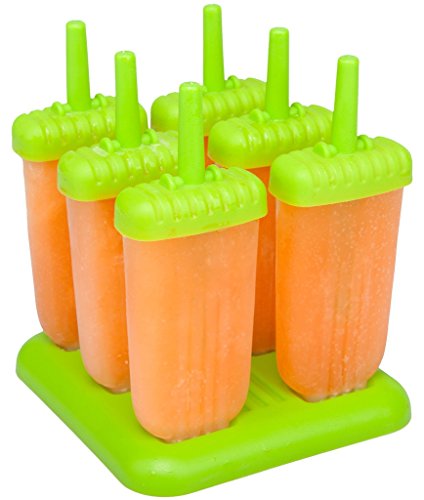 Higawin 6 St. Eis Lutscher Stieleisformen Eisformen Beste Eiscreme Formen Gruen Quadratisch