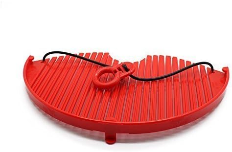 Expandable Colander Strainer by NISSING. Quickly and Easily Strains All Your Foods without mess Better Strainer. (Red) by jumuu