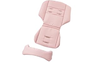 Gesslein Loop Set 006 Sitzauflage Kinderwagen, Wendeeinlage für Sommer & Winter, universel, Tencel atmungsaktiv & Schild Tragetasche C1/C2/Trend |rosa, 626000006, 2 Stück (1er Pack)