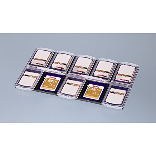Hama Speicherkarten-Box für 10 Speichermedien, Transparent - 2