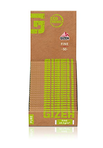 Gizeh Pure Fine 25 × 50 Blättchen/ Zigarettenpapier - ECO Friendly!
