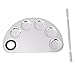 niceEshop(TM) 2Pc Nail Art, Make-up, Eye Shadow Dappen Dish For Paint Color Mixing Palette Set