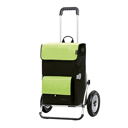 Offre Andersen Chariot de Courses Royal XXL avec Sacoche Asta Verte,
Volume 45L, Poche Isotherme, Cadre Al