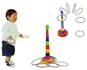 Iyaan Kids Stacking Multicolour 7 Rings for Toddlers Babies Stacking Toy (1-5 Year) Pack of 1