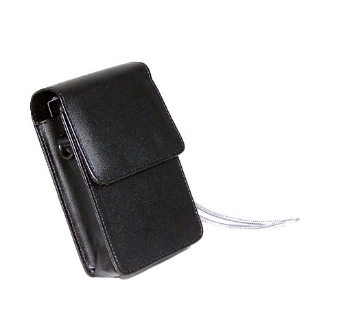 Nouvel   tui en cuir semi rigide pour appareils photo num  riques PANASONIC LUMIX DMC-TZ70 TZ61 TZ60 TZ57 TZ55 TZ40 TZ35 SZ3 SZ5 CANON SX610 SX600 SX280 IXUS Sony HX50 HX20 Samsung SB30 WB150 Nikon L20 L30 Fujifilm FinePi Noir 