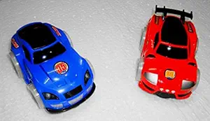 SUPER CARTOON CAR WITH 3D LIGHTS & MUSIC (Blue)