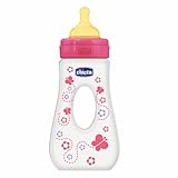 CHICCO 75724.11 BIBERON PASSEGGIO 240 ML CAUCCIU' ROSA