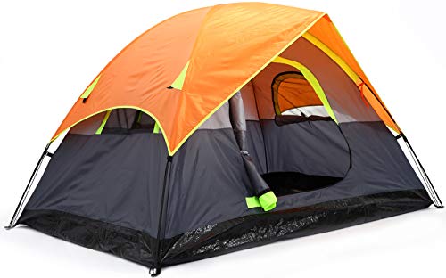 Kidodo 2 Person Tents Outdoor Camping 1 Man Tent Easy Up Dome Tent Waterproof For Hiking