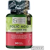 Nature's Supreme Folic Acid 400 Mcg 90 Kaps&uuml;l AROMASIZ Renkli