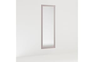 ARHome Specchiera Parete, Smart, 140 x 50, Cashmere, Specchio Parete Muro, Made in Italy