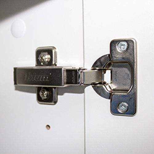 PROFI Aktenschrank abschließbar 5 OH Weiß Schrank Büroschrank Flügeltürenschrank - 