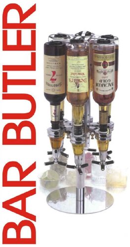 Kronenburg Bar Butler II – 6er Flaschenhalter mit Portionierer - 2