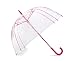 Produktbild Regenschirm Transparent Durchsichtig Glockenschirm Pink Lady Lindy Lou