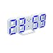 Produktbild VORCOOL 3D Zahlen LED Digital Wecker Nachtlicht Wanduhr mit Snooze Timer Große Anzahl Wecker für Schlafzimmer