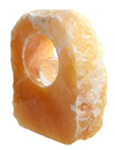 budawi® – Weißer Marmor-Brunnen mit Kugel aus Bergkristall, DREXEL Edelstein-Brunnen Kugel Engelsflügel - 4