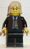 LEGO Harry Potter - sehr seltene Minifigur Lucius Malfoy - die 1. Lucius Malfoy Figur , die es von LEGO gab - mit schwarzem Anzug aus dem ebenso seltenen Set 4720 - Harry Potter