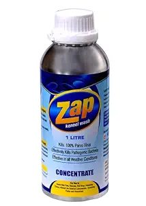ZAP Kennel Wash/Pet Floor Cleaner/ Removes Bad Odour and Kills Parvo Virus - 1 Litre
