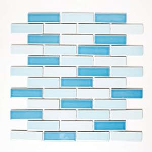 Fliesen Mosaik Glasmosaik Mosaikfliesen Keramik Boden Bad Küche NEU 6mm