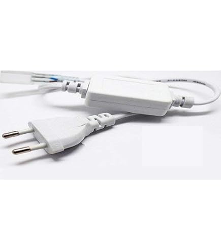 Bobina Striscia LED Tripla 50 Metri – Luce Bianca Fredda 220V Impermeabile IP65 Per Esterno – Con 2 Alimentatori E Clip