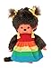 Price comparison product image Sekiguchi 220977 Monchhichi Rainbow Girl With Dress, about 20 cm Multi-Coloured