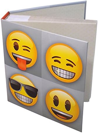 OFFICIAL LICENSED PRESENT GIFT EMOJI YELLOW SMILEYS 200 PICTURE PHOTO ALBUM